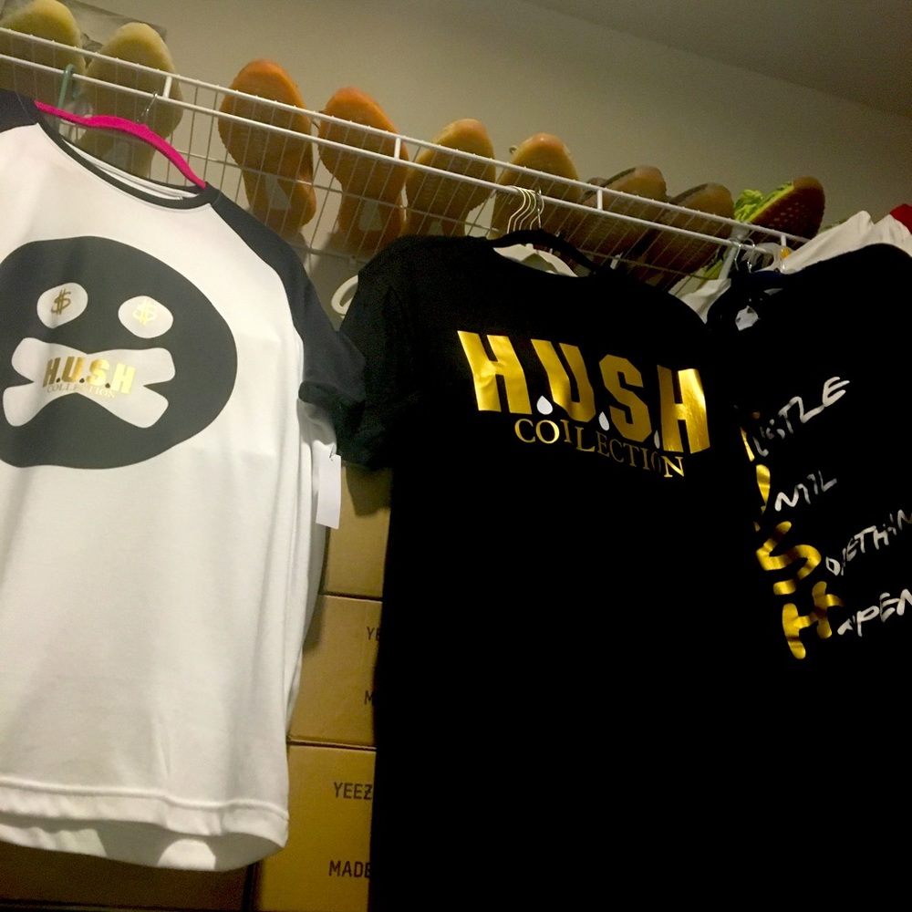 HUSH Collection tees